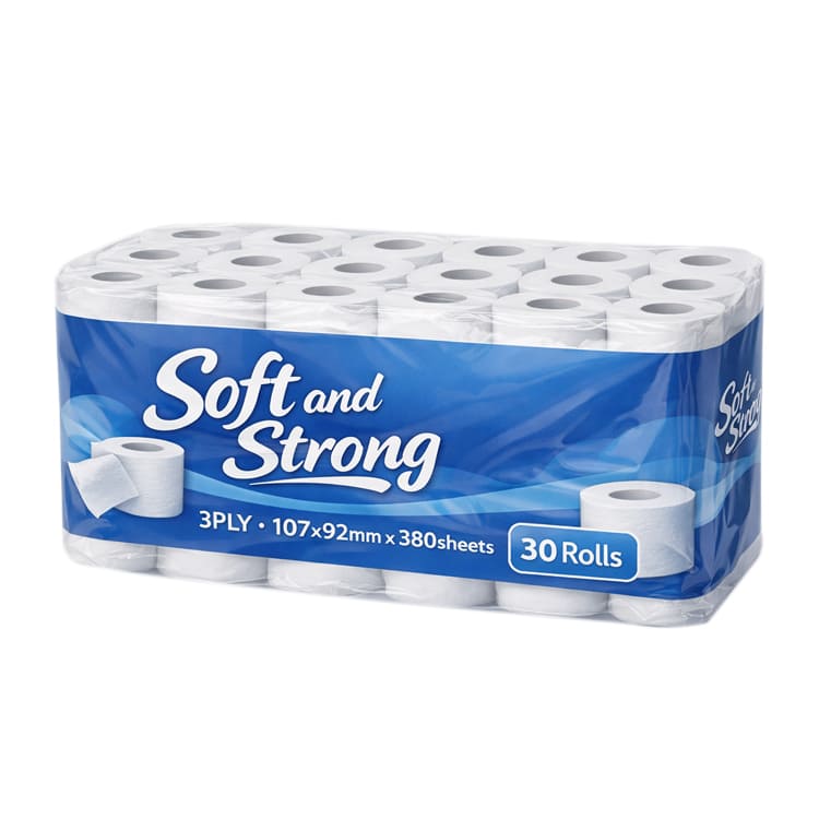 Toilet Paper 200g 30Rolls 380 sheets