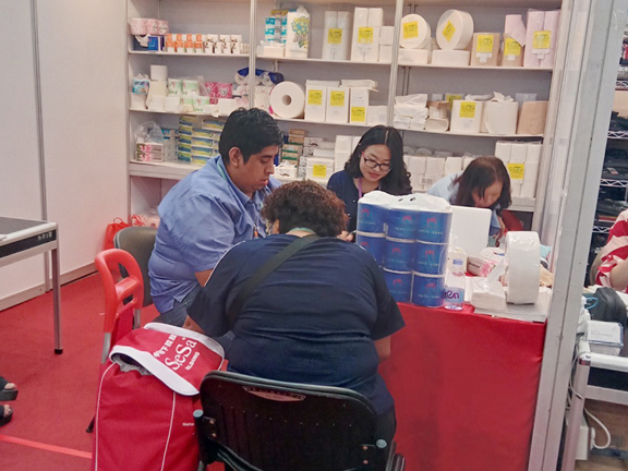 Business meeting with international clients